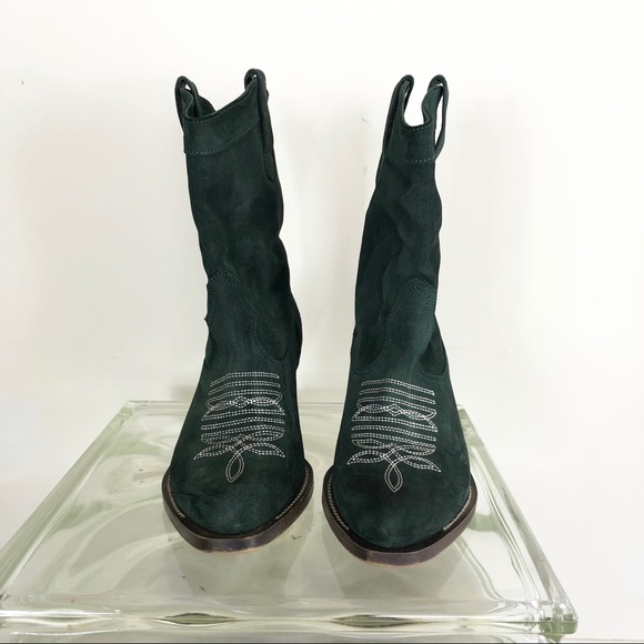 Isabella Lorusso ISLO agreement Suede cowboy boots - Picture 8 of 15